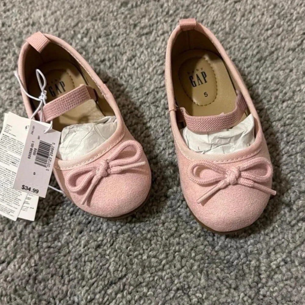 GAP Kids Sparkly Pink Dress Shoes